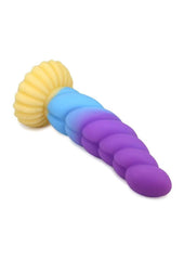 Large suction cup dildo styled for monster cock roleplay and hands-free sexual adventures