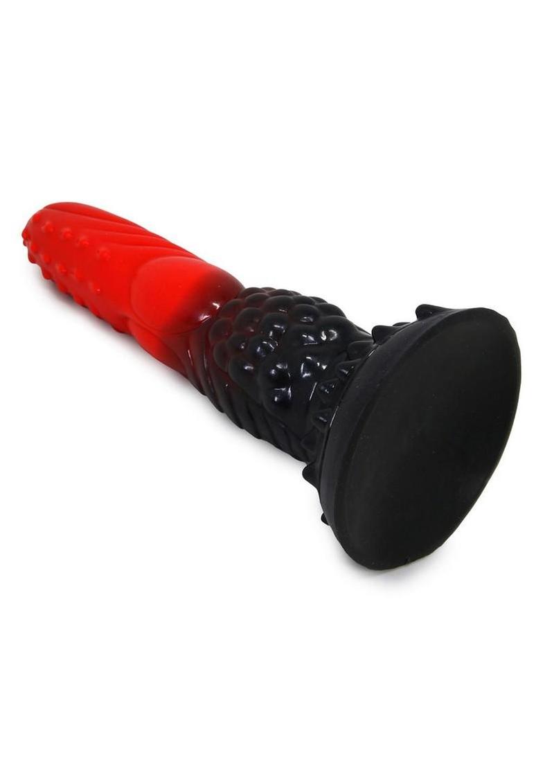 Extreme dildo for anal sex toy enthusiasts crafted in durable silicone with monster style