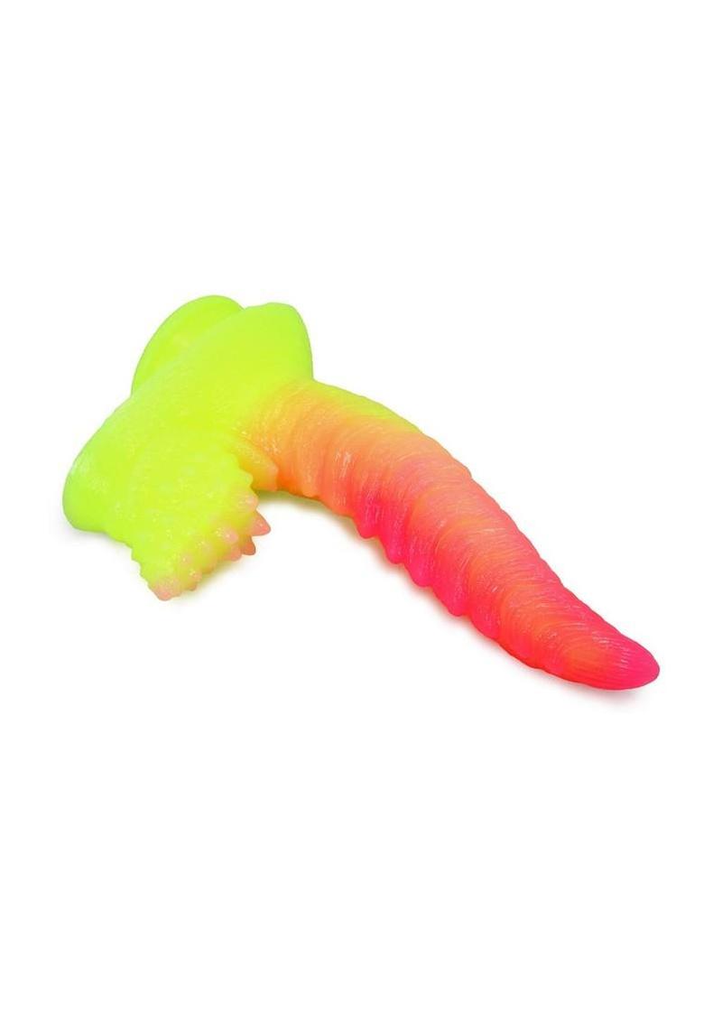 Erotic silicone toy with textured design for adventurous pleasure and fantasy play