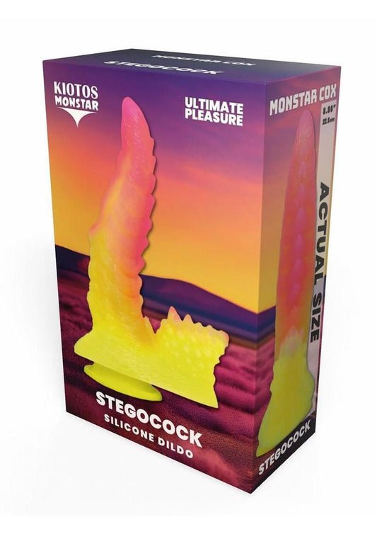 StegoCock fantasy dildo featuring ridged shaft for unique stimulation and deep penetration