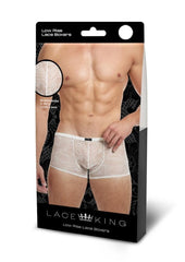 Lace King Lace Boxers - White - Large/Medium