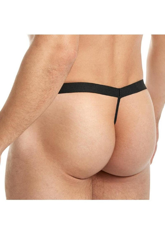 Lace King Lace G-String - Black - Medium/Small