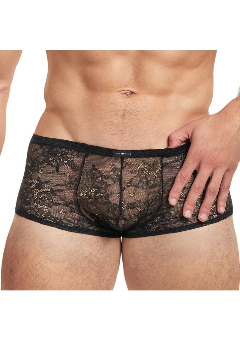 Lace King Lace Trunks - Black - Medium/Small