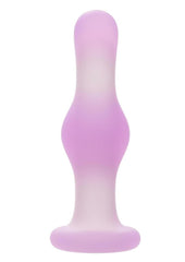 Lavender Haze Bulb Probe Silicone Rechargeable Anal Plug - Purple/White