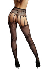 Le Desir Crotchless Cut Out Pantyhose