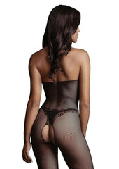 Le Desir Fishnet and Lace Bodystocking