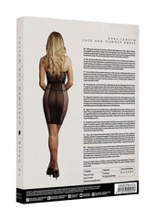 Le Desir Knee Length Lace and Fishnet Dress