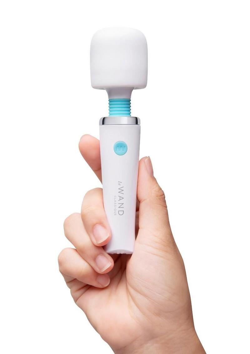 mini wand massager compact rechargeable silicone design