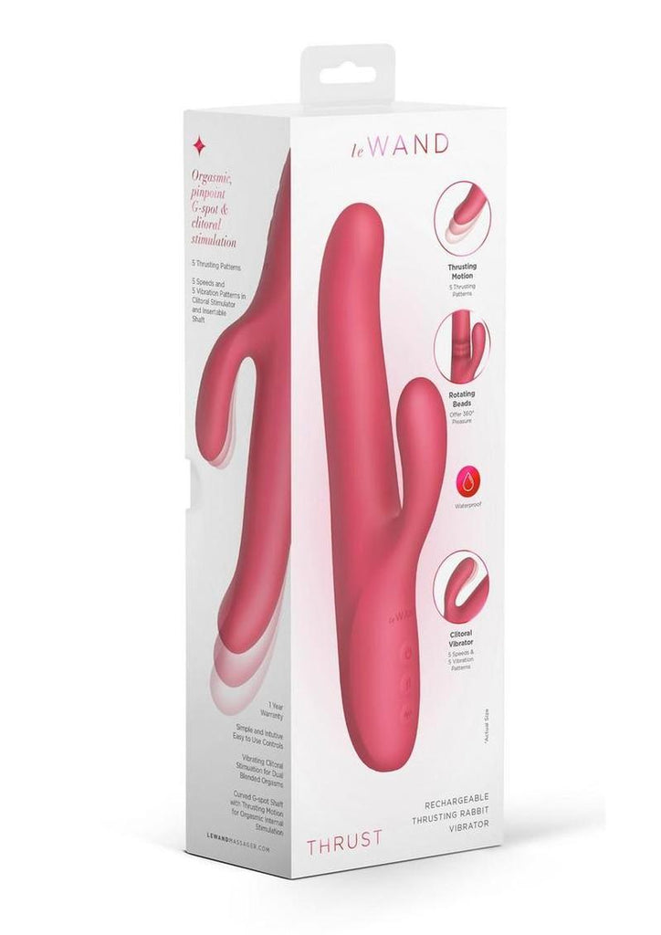 Le Wand Thrust Rechargeable Silicone Clitoral Vibrator  Primal Pleasure