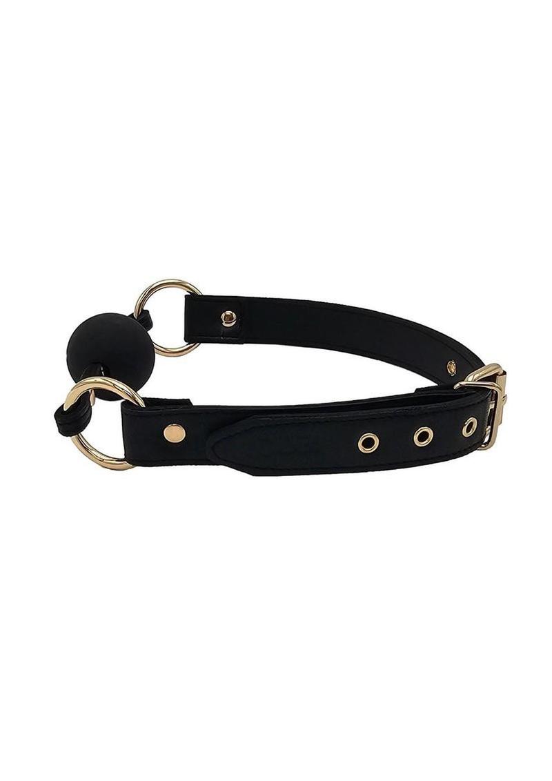 adjustable gag strap closeup