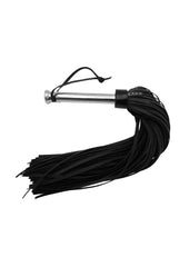 leather flogger steel handle shot