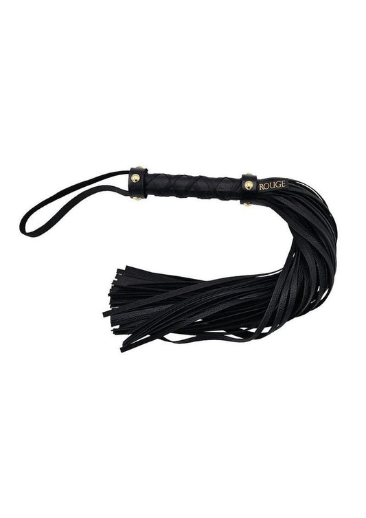 long leather flogger detail shot