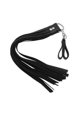 two finger grip leather flogger
