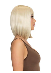 Blonde angled bob wig role play