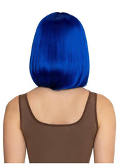 Angled bob wig paired with lingerie
