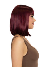 Womens accessory angled bob wig