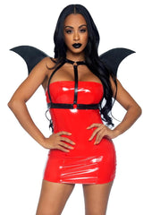 Leg Avenue Bat Wing Body Harness Fetish Wear Halloween