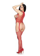 black net cupless lingerie for romantic roleplay
