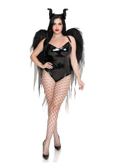 Two piece dark enchantress costume set halloween costume