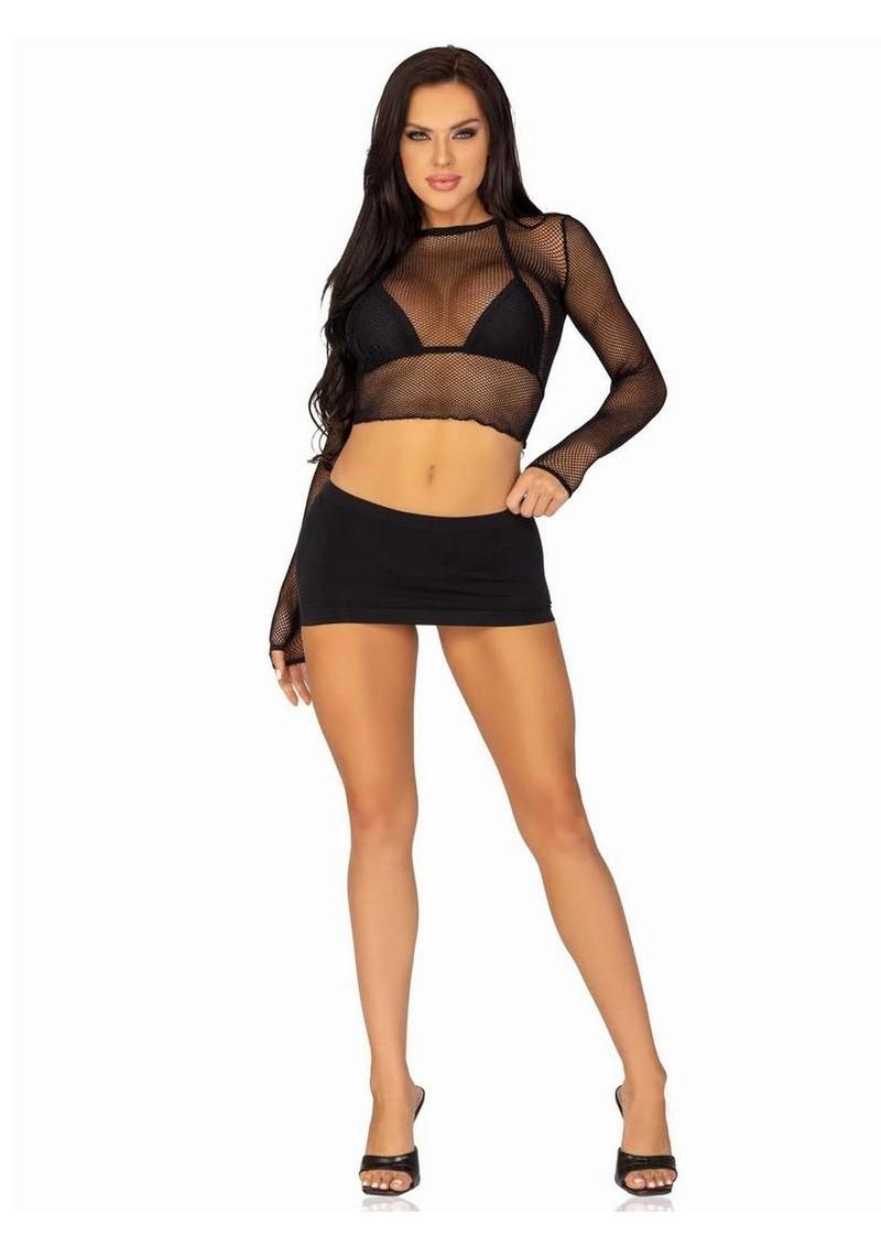 Leg Avenue Fish net Fetish Wear in BBW