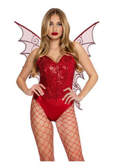 Glitter finish wings shine detail at our adult toy store