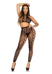 sexy leopard bedroom lingerie outfit
