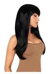 Sexy costume accessory bang wig black