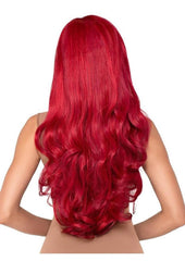 Wavy wig paired with sexy lingerie