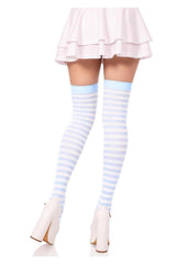 Leg Avenue Nylon Stocking with Stripe Sex Women's Lingerie