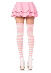 Leg Avenue Nylon Stocking with Stripe Sex Women's Lingerie