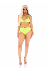 Yellow Fetish Wear outfit for Females
