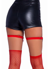 Plus Size Fetish Wear suspender and chain