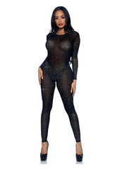 Rhinestone catsuit womens accessory