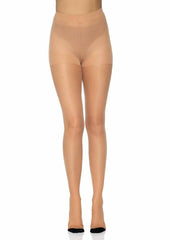 Leg Avenue Spandex Sheer Cuban Heel Backseam Tights - Nude - One Size