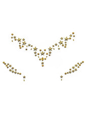 Leg Avenue Star Sign Face Jewels Sticker - Gold