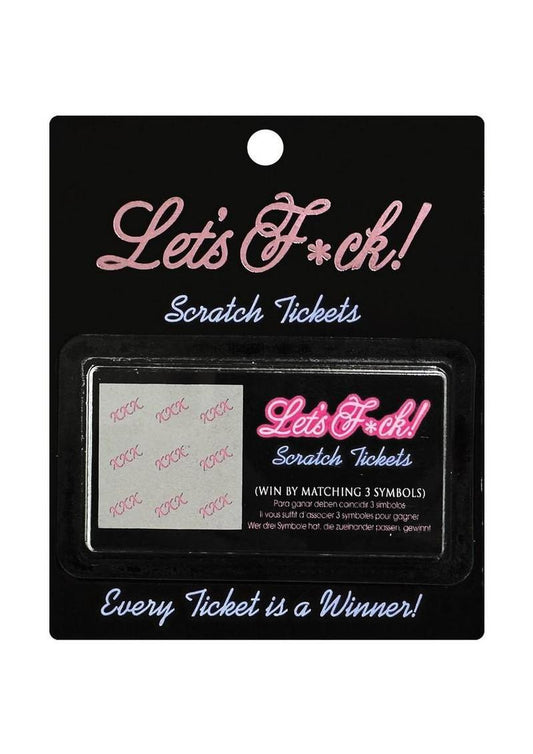 Let's F*ck Sex Positions Scratch Tickets