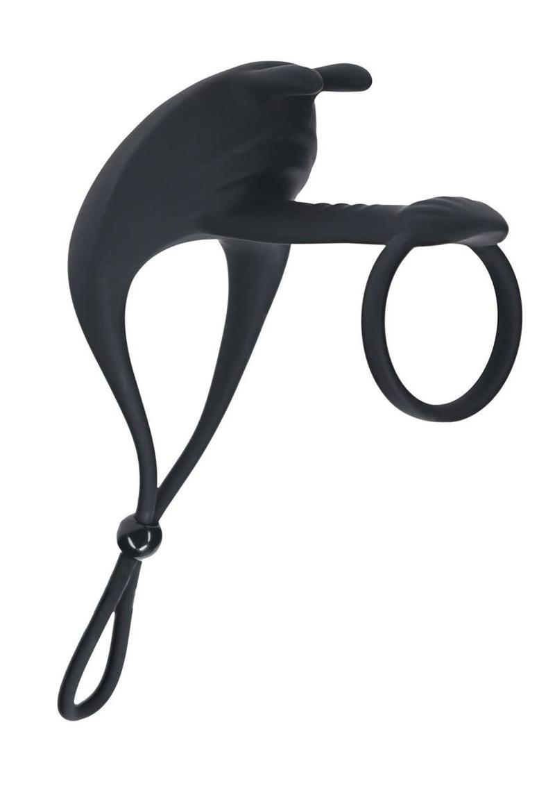 silicone lasso cock ring with vibration