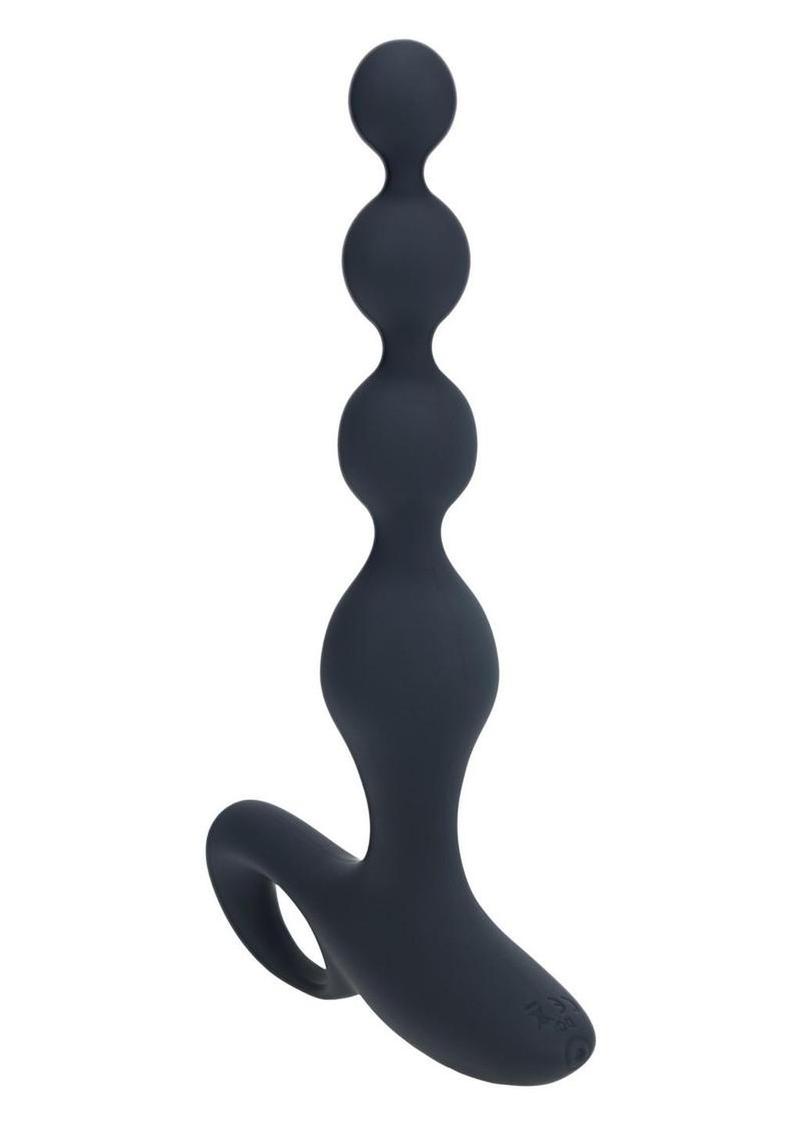 flexible tapered anal beads crafted from body safe silicone for smooth comfortable insertion