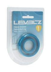 Classic dual silicone cock ring providing firm yet comfortable fit for improved stamina and sexual performance
