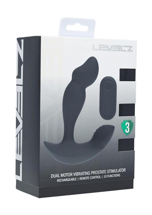 rechargeable dual motor prostate massager for men providing intense internal pleasure