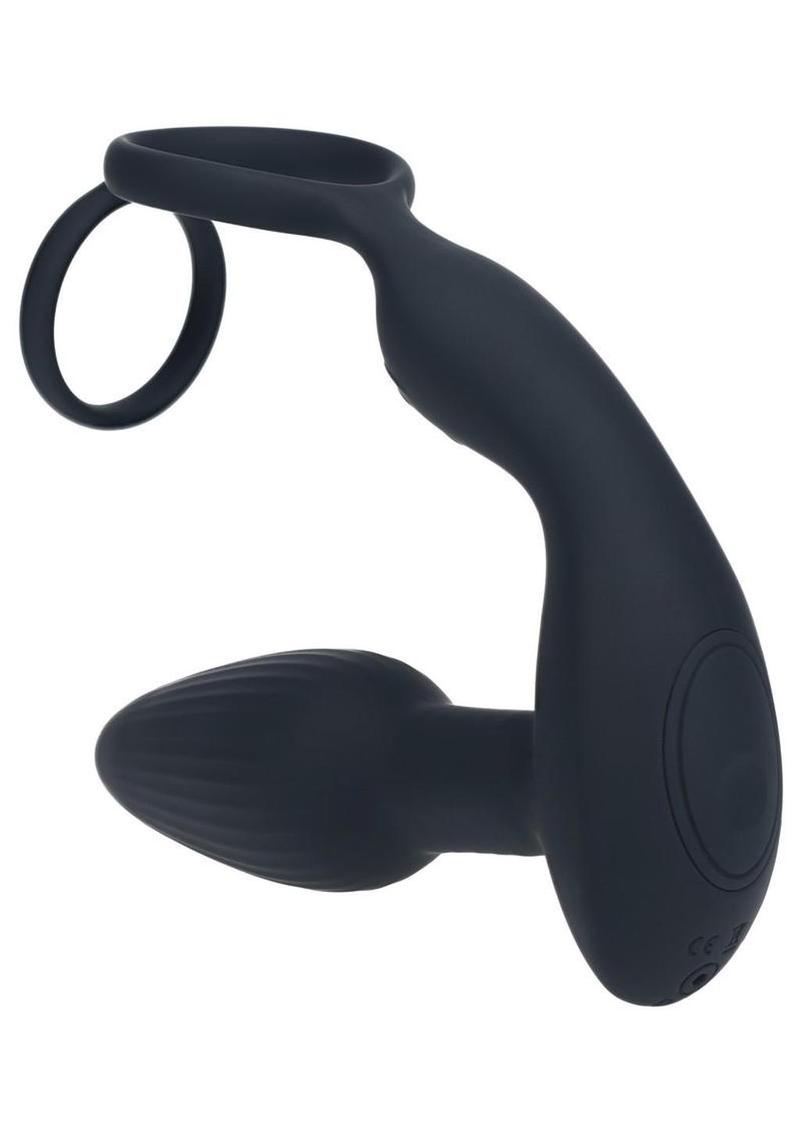 body safe silicone anal toy with powerful motors for prostate and perineum pleasure