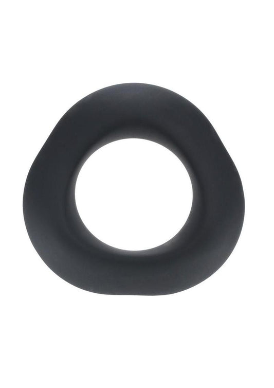 Levelz Ergo Liquid Silicone Cock Ring - Black