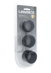 Levelz Liquid Silicone Ball Strap Set Of 3 - (S,m,l - Black - 34mm