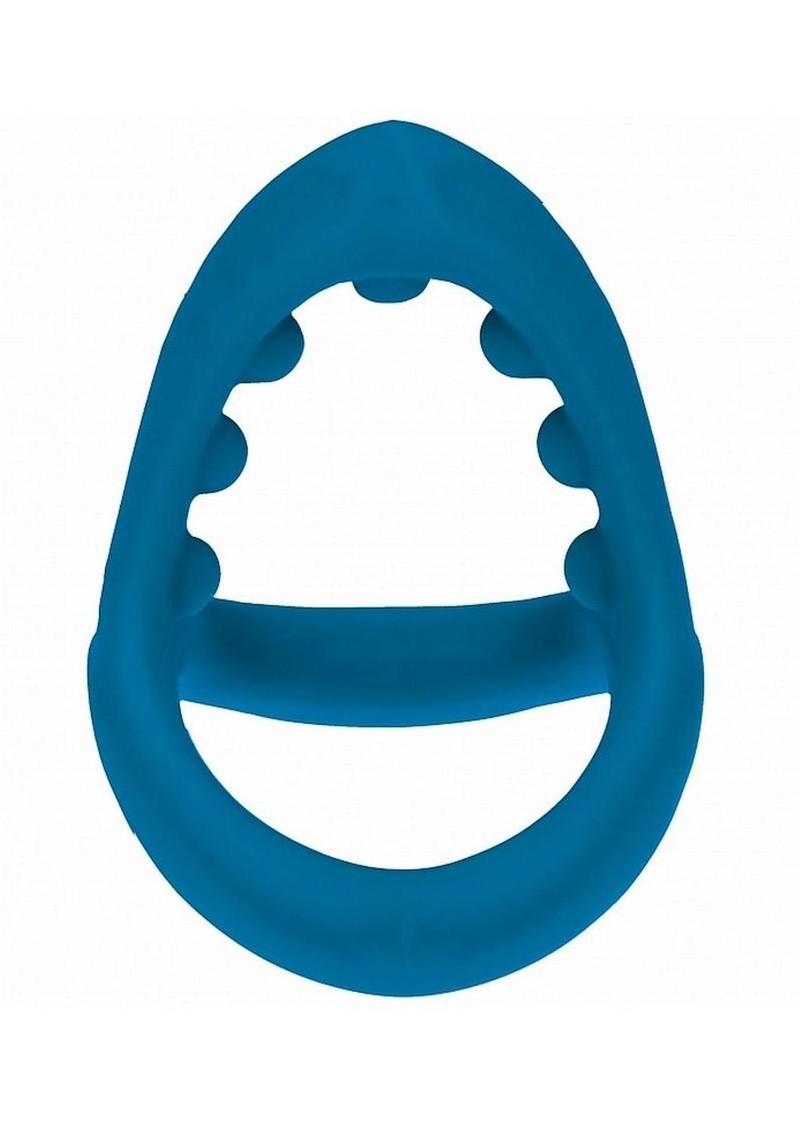 triple loop cock ring crafted from flexible silicone for comfort and firm hold