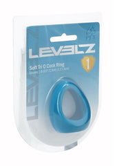 Triple loop silicone ring designed to support the shaft and balls, enhancing male pleasure and intimate performance