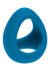 Soft silicone performance ring with triple support design for stronger, long-lasting erections and deep pleasure