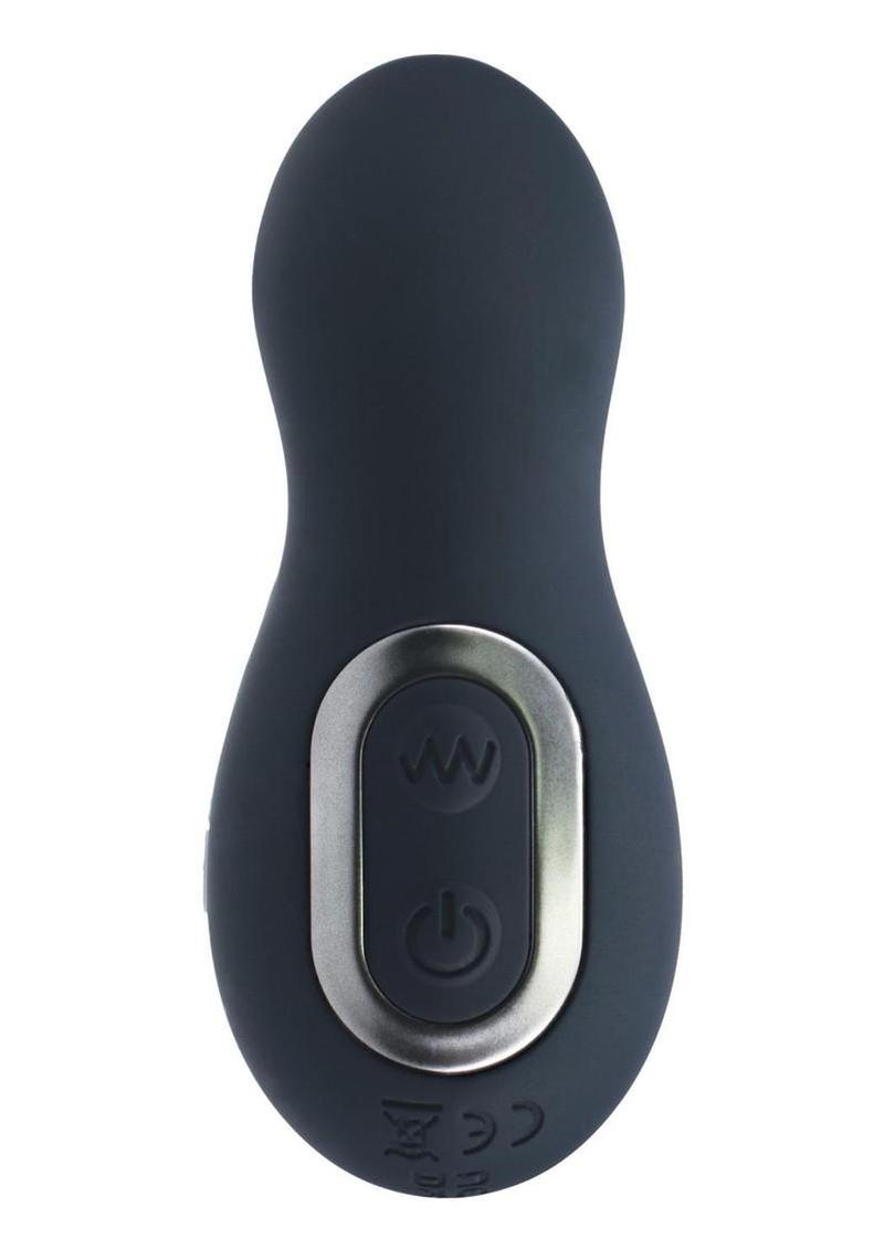 contoured silicone prostate vibrator designed for precision pleasure and comfort