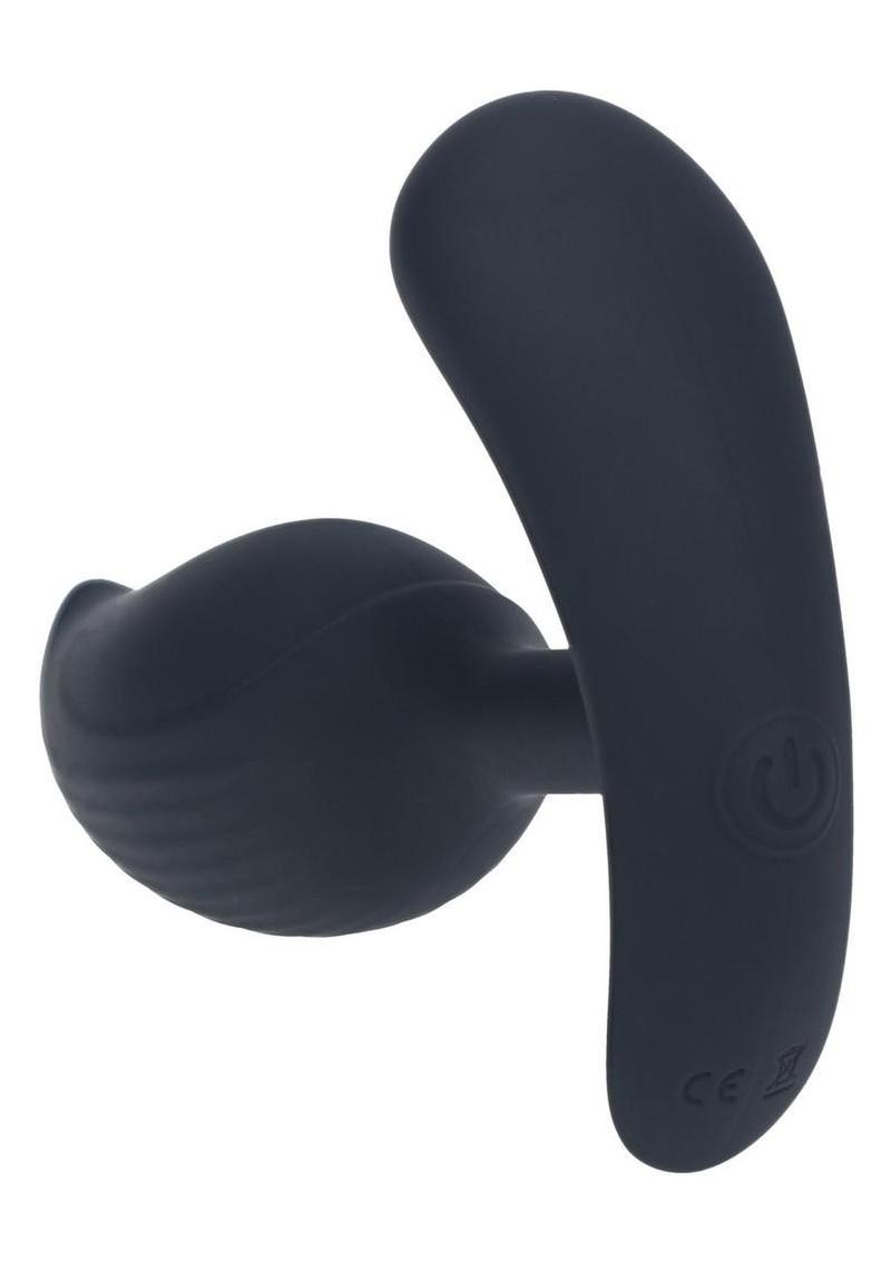 waterproof silicone anal plug featuring flared base for safety and comfortable wearable design