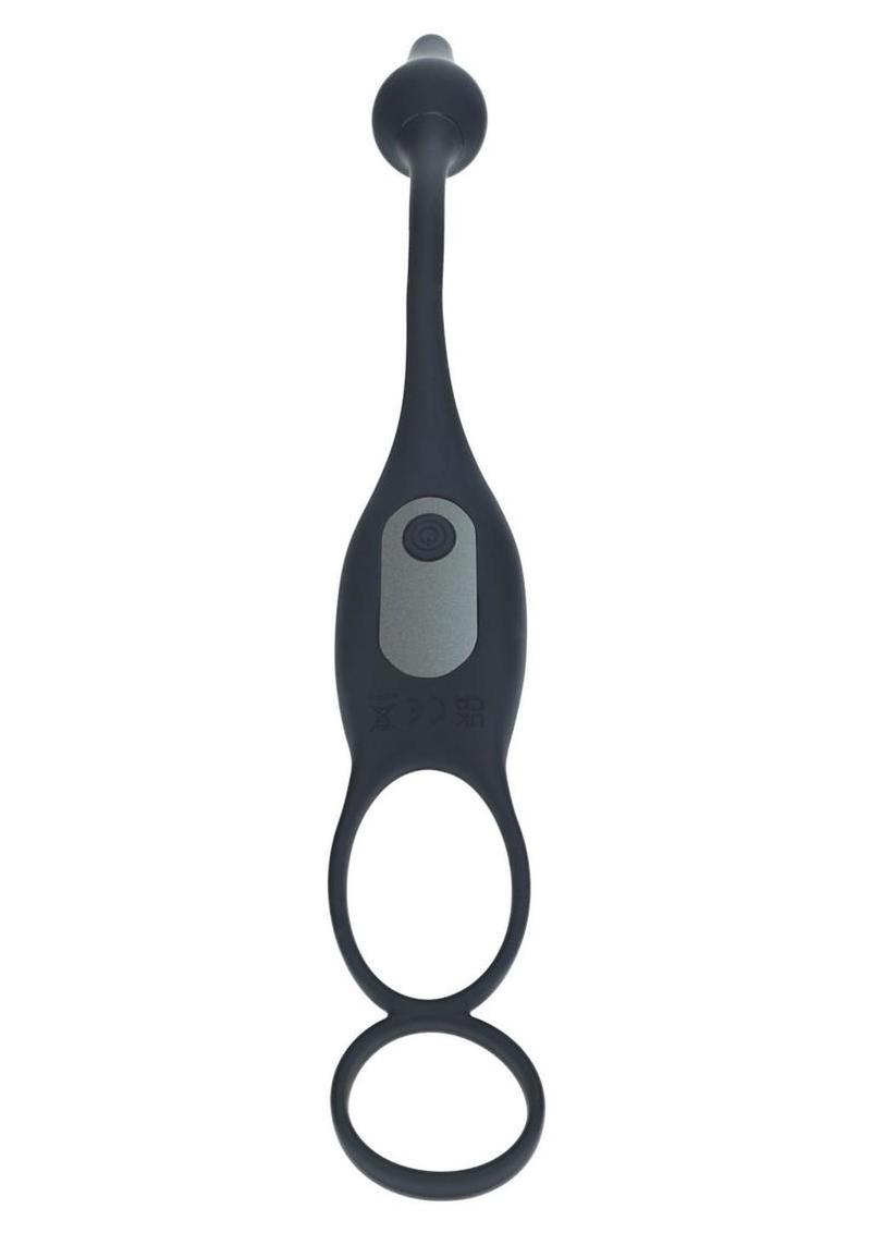 waterproof prostate toy and cock ring combo designed for lasting erection control