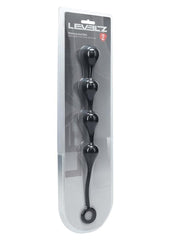 Graduated silicone anal droplets with rounded tips for comfort, increasing girth for slow stretch and enhanced pleasure